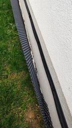 Garáž - Nevhodné ukončení vodorovné hydroizolace u garáže