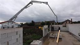 Pozední věnec - realizace a betonáž
