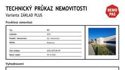 Technický průkaz nemovitosti